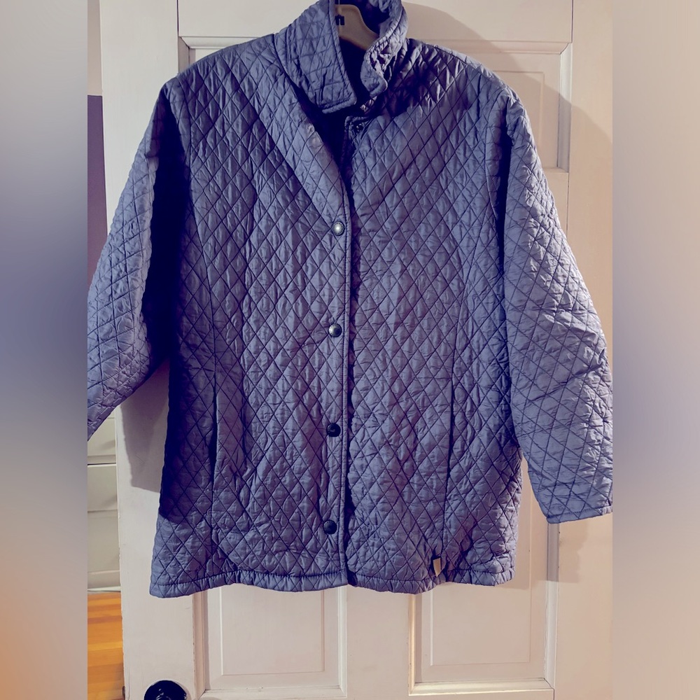 Barbour size 10 blue women’s quilted jacket